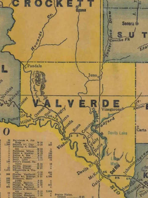 map circa 1940s
